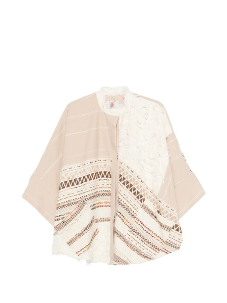  Bye Geometric-pattern Jacket - Neutrals 
