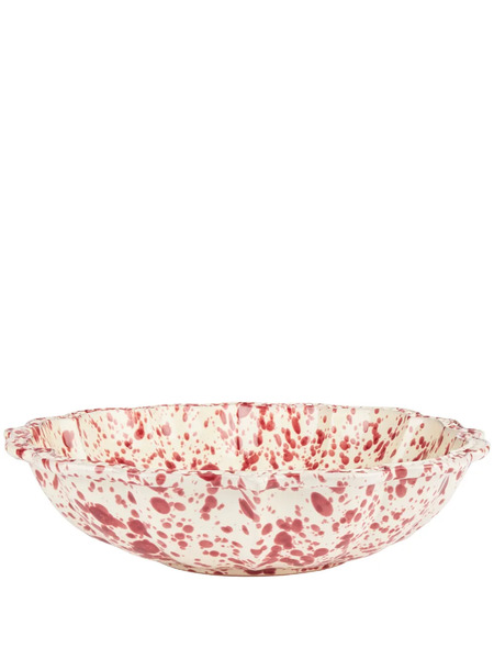  Cabana Speckled Serving Bowl - Red 
