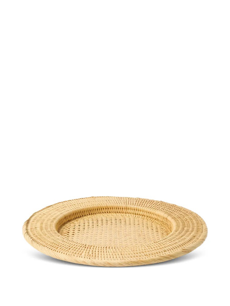  Cabana Woven Round Placemat - Brown 