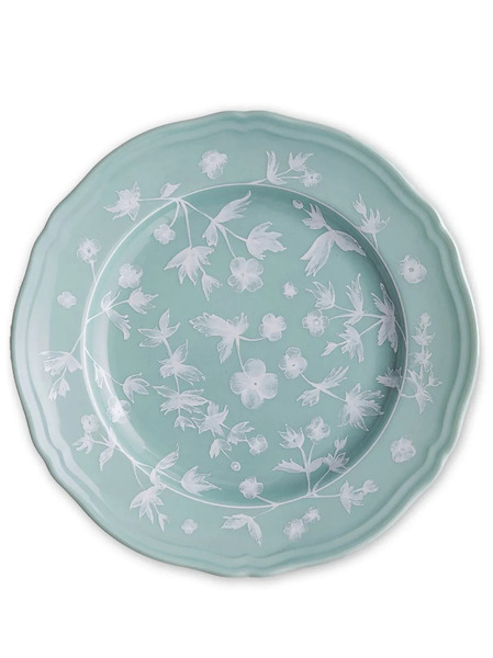 Cabana X Ginori 1735 Floral Dessert Plate (21cm) - Green 