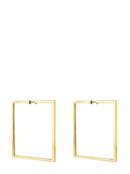  Cadar 18kt Yellow Gold Foundation Square Hoop Earrings 