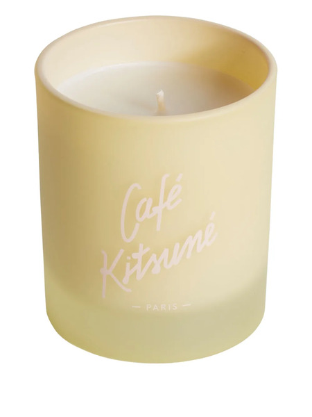  Café Kitsuné Logo-print Candle - Yellow 