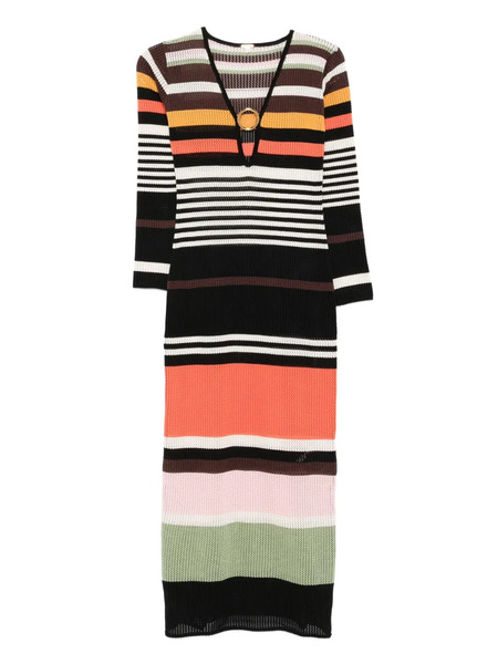  Cala De La Cruz Magna Midi Dress - Brown 