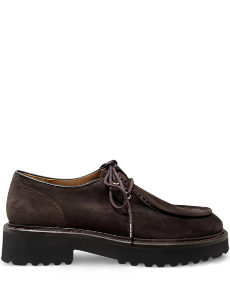  Calce Lace-up Lug-sole Derby Shoes - Brown 