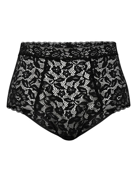  Calida Lace High-waisted Briefs - Black 