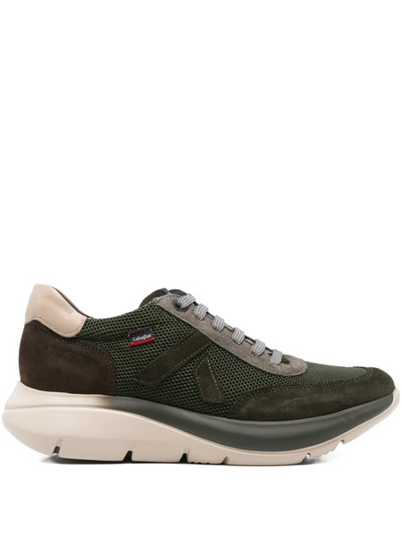  Callaghan Panelled Low-top Sneakers - Green 