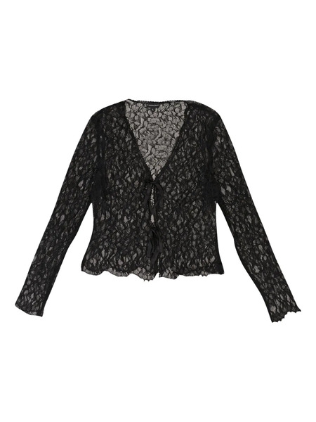  Callipygian Lace Top - Black 