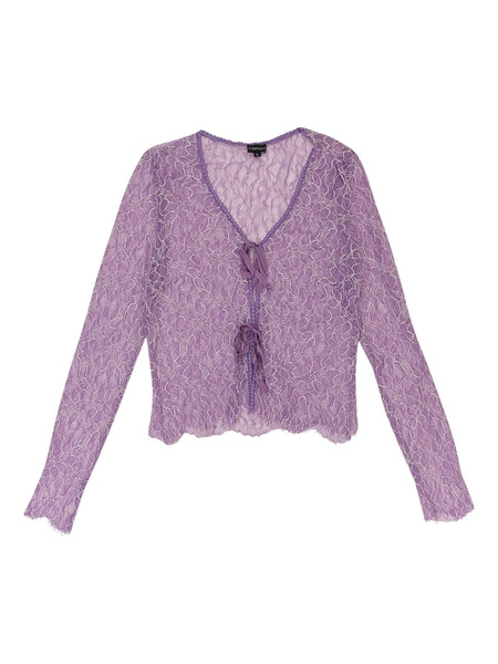  Callipygian Lace Top - Purple 