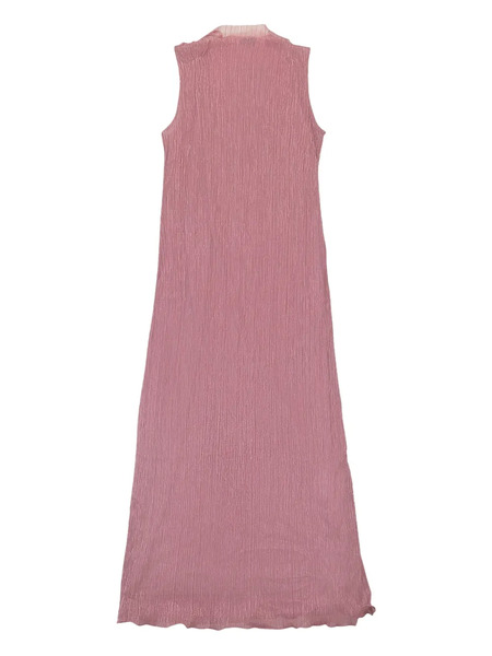  Callipygian Pleated Lurex pink Dress 