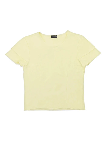  Callipygian Short Sleeve T-shirt - Yellow 