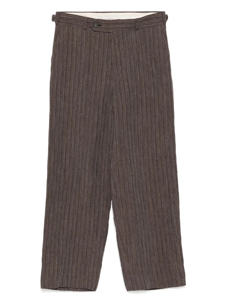  Calmlence No Pleated Wide-leg Trousers - Brown 