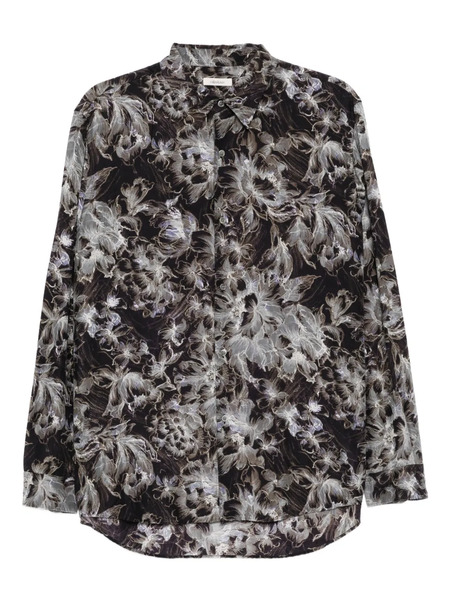  Calmlence Printed Shirt - Black 
