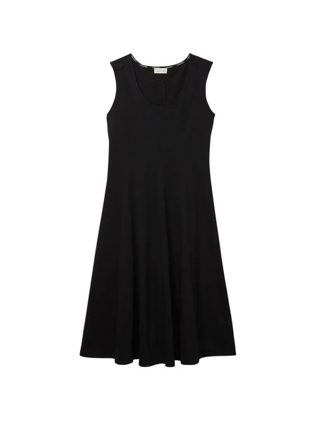  Calvin Klein A-line Midi Dres - Black 