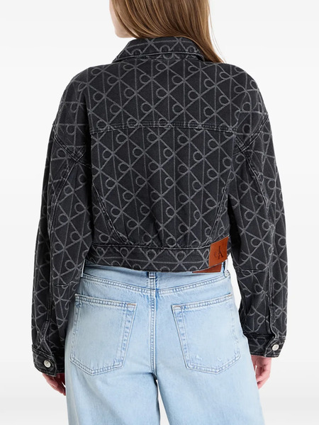  Calvin Klein Articulated Denim Jacket - Black 