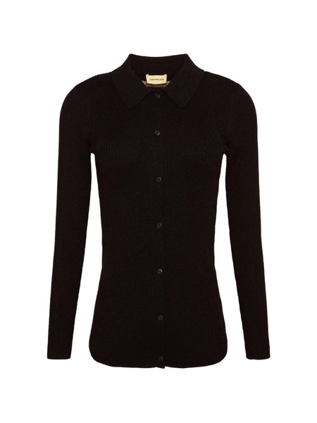  Calvin Klein Buttoned Collared Cardigan - Blue 