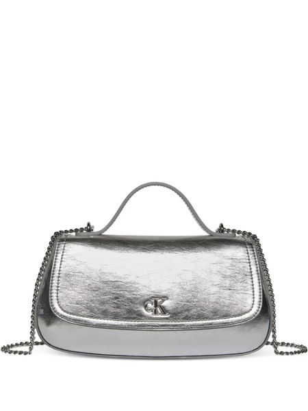  Calvin Klein Chain Handle Shoulder Bag - Silver 