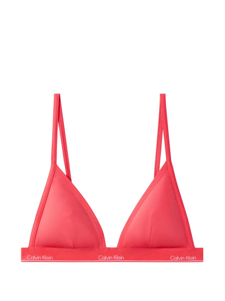  Calvin Klein Ck Icon Triangle Bikini Top - Red 