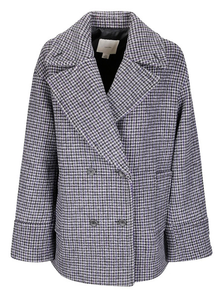  Calvin Klein Double-breasted Peacoat - Grey 