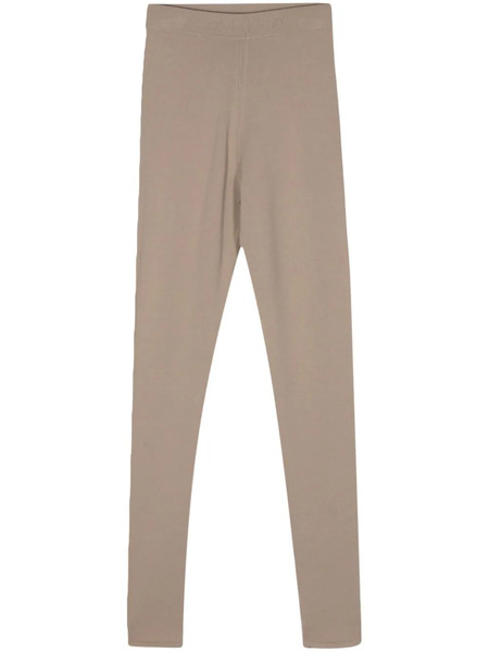 Calvin Klein Elasticated Logo-waistband Leggings - Neutrals 