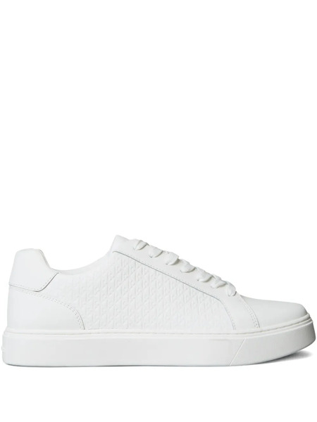  Calvin Klein Embossed-logo Sneakers - White 