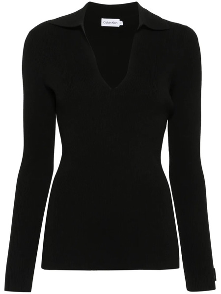  Calvin Klein Fine-ribbed Jumper - Black 