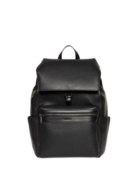 Calvin Klein Flap Zip Backpack - Black 