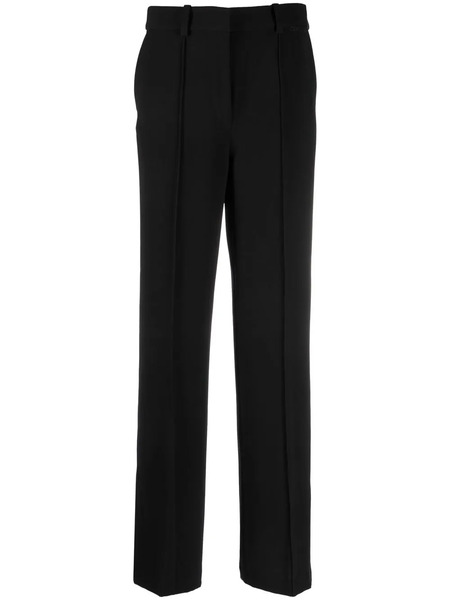  Calvin Klein High-waisted Straight-leg Trousers - Black 