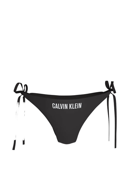  Calvin Klein Intense Power Logo-detail Bikini Bottoms - Black 