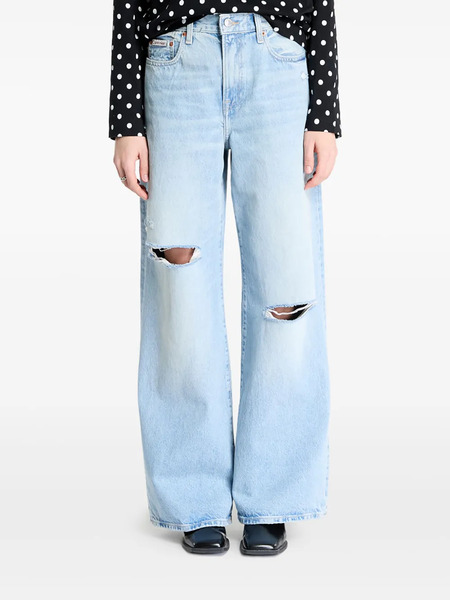  Calvin Klein Jeans Distressed-effect Jeans - Blue 