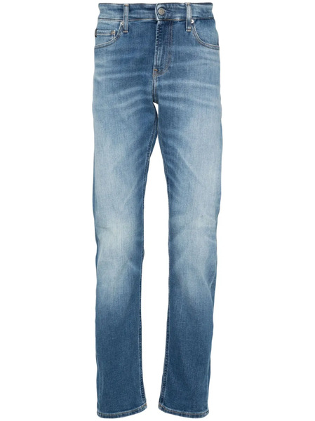  Calvin Klein Jeans Faded Slim-cut Jeans - Blue 