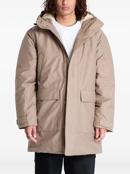  Calvin Klein Jeans Hooded Parka - Neutrals 
