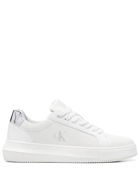  Calvin Klein Jeans Leather Sneakers - White 