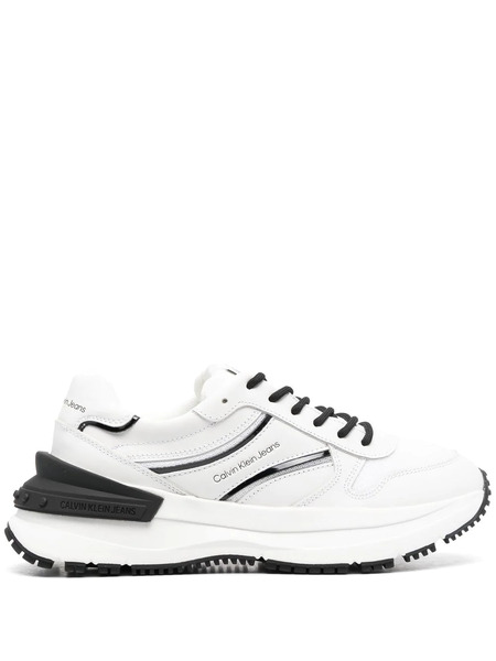  Calvin Klein Jeans Logo-panel Sneakers - White 