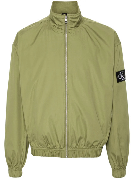  Calvin Klein Jeans Logo-patch Bomber Jacket - Green 