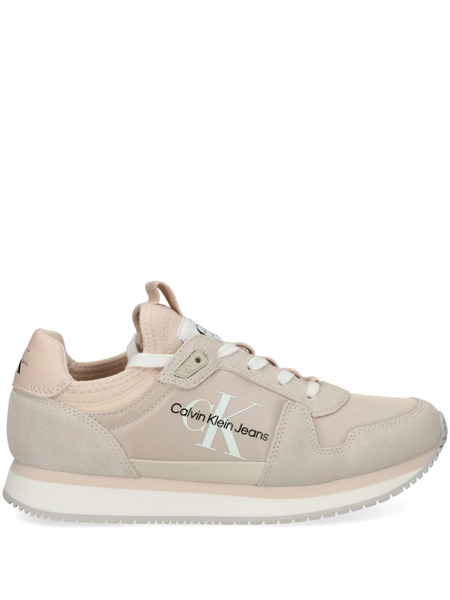  Calvin Klein Jeans Logo Sneakers - Neutrals 