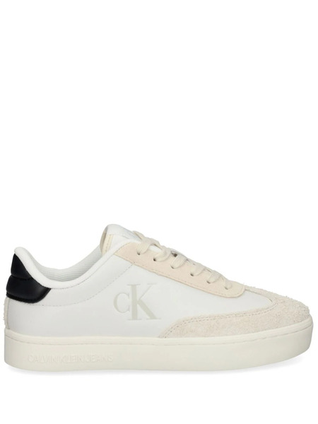  Calvin Klein Jeans Logo Trainers - White 