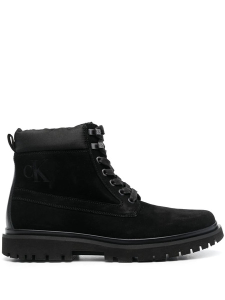  Calvin Klein Jeans Lug Lace-up Hiking Boots - Black 