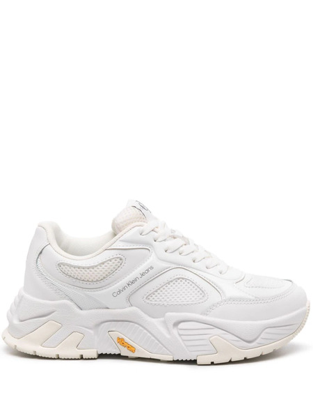  Calvin Klein Jeans Panelled Chunky Sneakers - White 