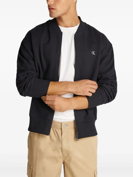  Calvin Klein Jeans Zip-up Sweatshirt - Black 