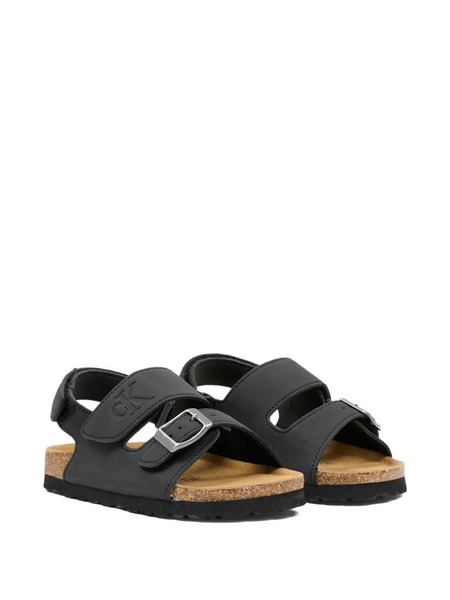  Calvin Klein Kids Buckle Sandals - Black 