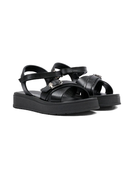  Calvin Klein Kids Buckle-strap Sandals - Black 