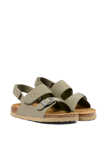 Calvin Klein Kids Buckle-strap Sandals - Green 