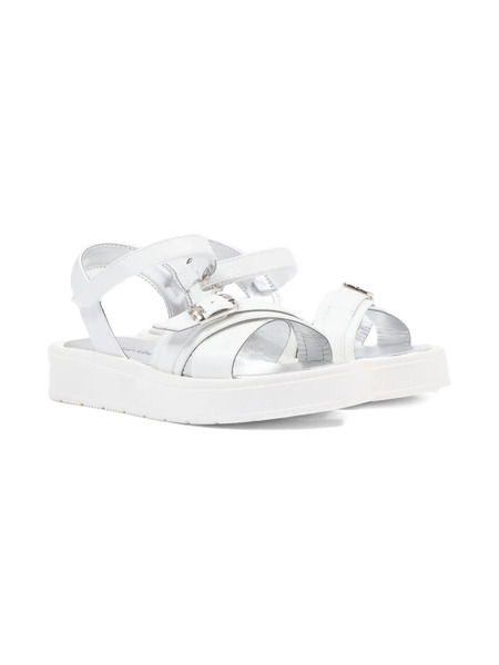  Calvin Klein Kids Buckle-strap Sandals - White 