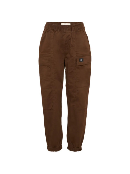  Calvin Klein Kids Cargo-pocket Trousers - Brown 