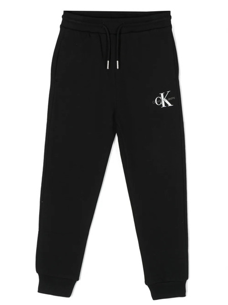  Calvin Klein Kids Front Logo-print Track Pants - Black 