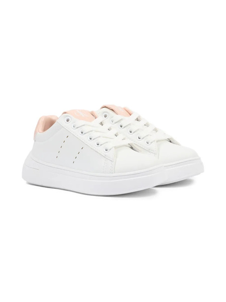  Calvin Klein Kids Lace-up Sneakers - White 