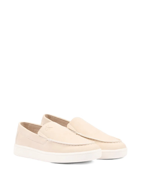  Calvin Klein Kids Logo-debossed Loafers - Neutrals 