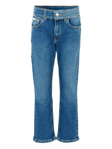  Calvin Klein Kids Logo-plaque Jeans - Blue 