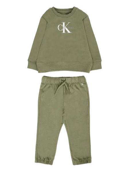  Calvin Klein Kids Logo-print Tracksuit - Green 