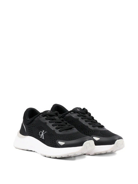  Calvin Klein Kids Logo Sneakers - Black 